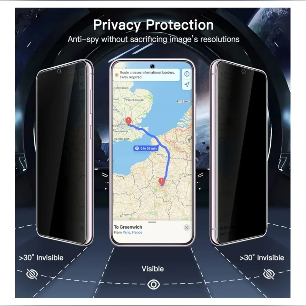 JETech Privacy Screen Protector for Samsung Galaxy S23+,S23 Plus 5G, (2pack) NEW